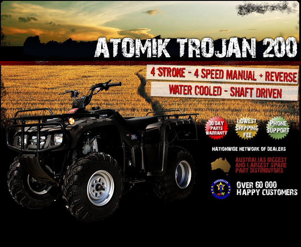 Квадроцикл Atomik Trojan 200cc