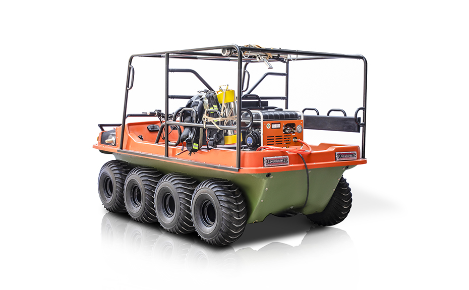 Квадроцикл Haishida Emergency Equipment V-twin 8X8 ATV Waterwheel Vehicles